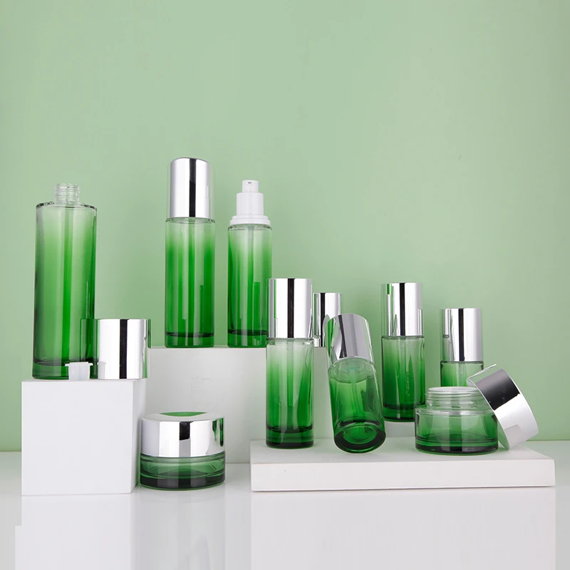 cosmetic glass bottle